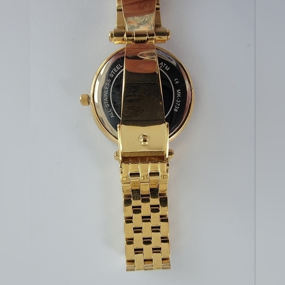 Michael Kors Mini Darci Pave Gold Tone Ladies Watch - Picture 11 of 12